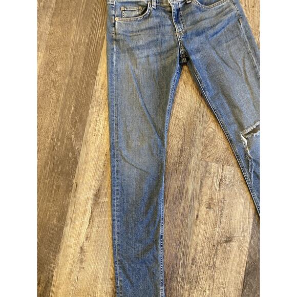 Rag & Bone Jeans Womens Size 28 Distressed Skinny Denim Casual Normcore Pants - Picture 7 of 16